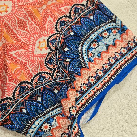 Flying Tomato Dolman Sleeve Printed Top Blouse V-neck Size XS Boho Chic - Picture 6 of 8